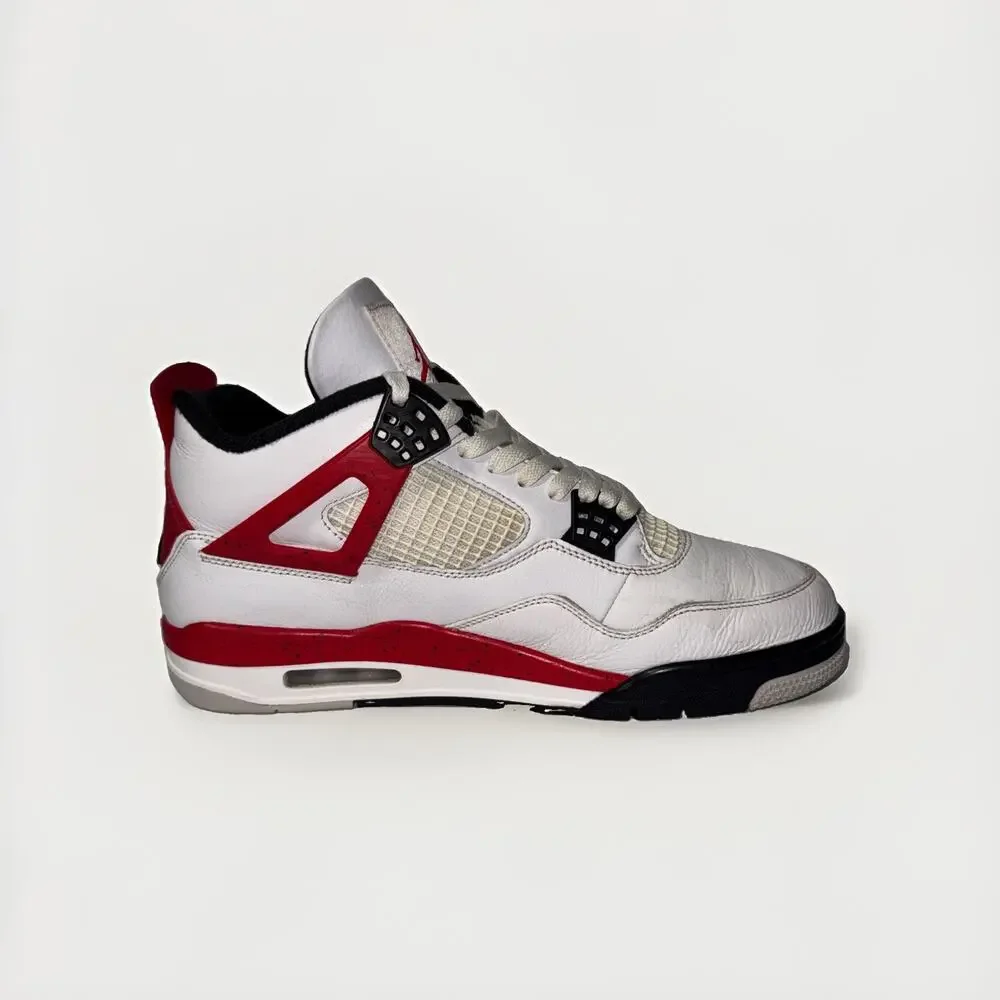 Nike Air Jordan 4 IV Retro Red Cement Mens Size 11 White Fire Black DH6927-161